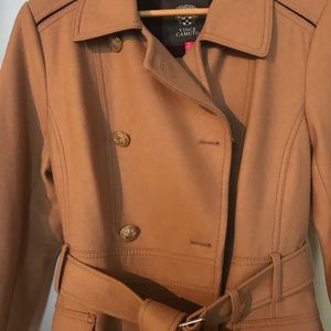 Vince Camuto Camel Wool Coat